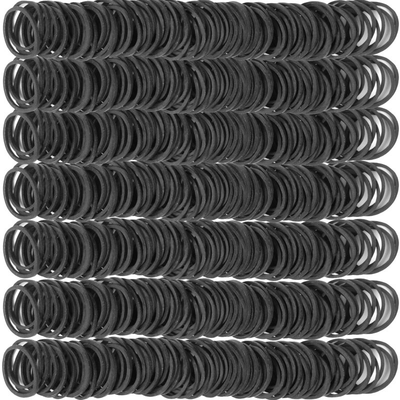 Foshine Rubber Bands Black Small Mini Elastic Band 1300Pcs rubber band For Office & Home Supplies Inside Diameter 0.63inch - Image 4